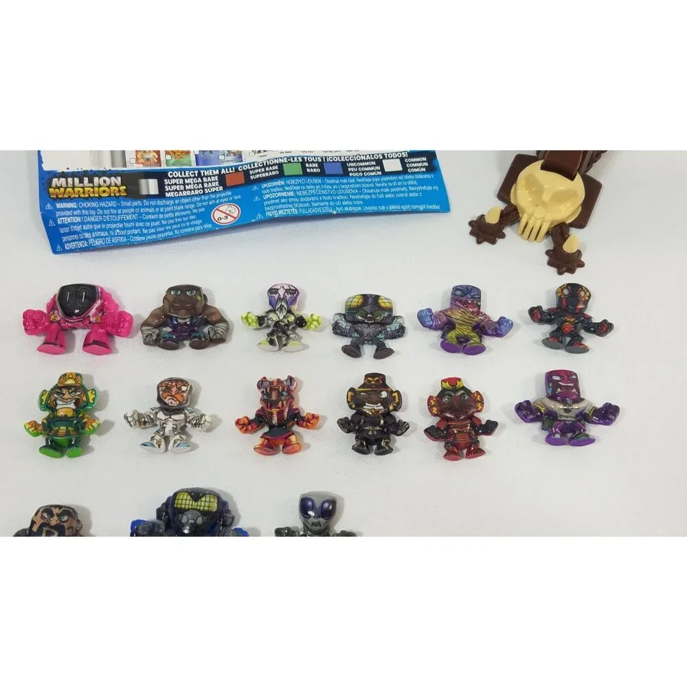 Million Warriors 20-Pack Blind Bag Collection With Launcher Mini Figures
